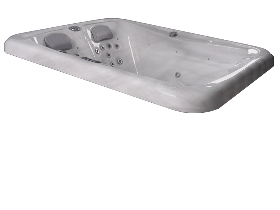 Školjka masažnega bazena gamma 320 in Beta 520 v barvi white marble.