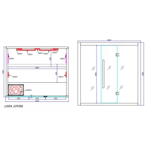 Sauna plan JCP200.