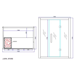 Sauna plan JFO150.